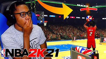 THE SHOT METER IS BROKE WHAT IS THIS!? NBA 2K21 MyCAREER 3 Point Contest Gameplay - Ep. 11