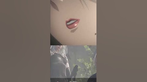 2B death Anime/Game comparison #nierautomataanime #nierautomata #2b #shorts #anime #animeshorts