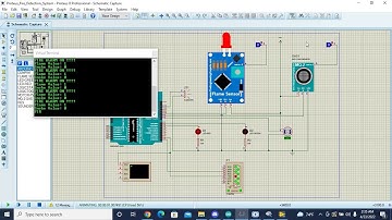 CSE 360 | Fire Detection System | BRAC University | Arduino | Proteus | LabView | Virtual COM Port