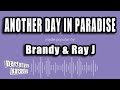 Brandy Ray J Another Day In Paradise Karaoke Version 