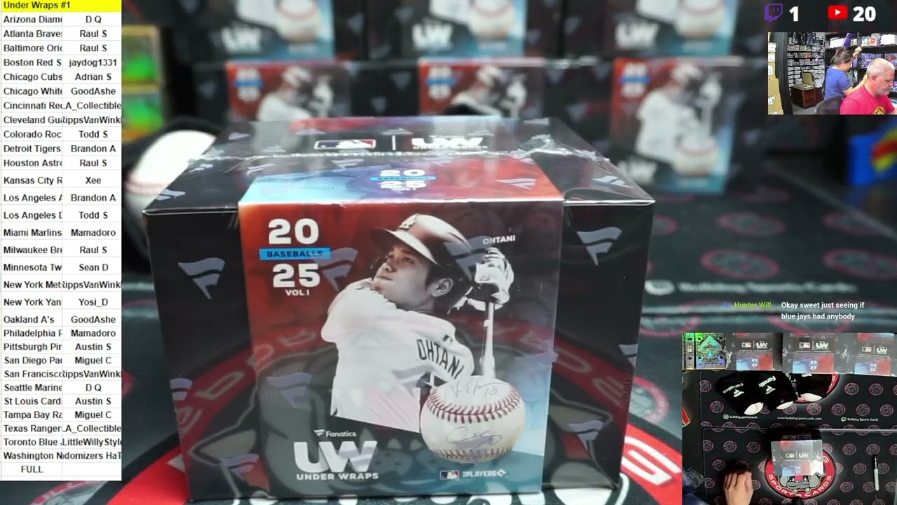 2025 Under Wraps MLB Baseballs RT #1