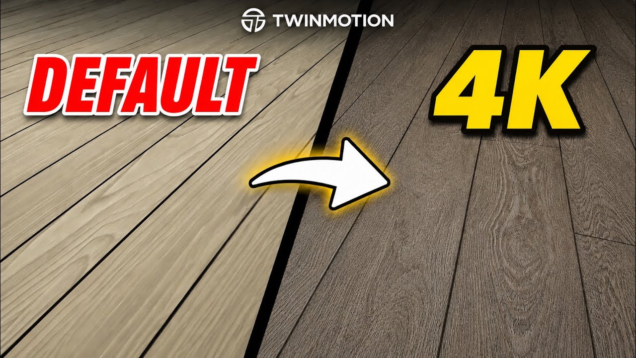 How to Make Twinmotion Materials Look Realistic & 4K - YouTube