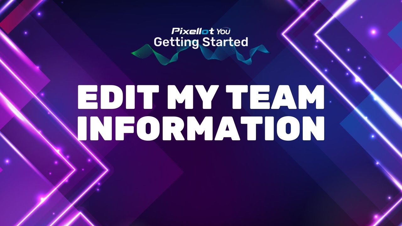 How Do I Edit My Team Information YouTube How Do I Edit My Team Information YouTube