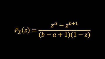 Probability Generating Function for the Discrete Uniform Distribution