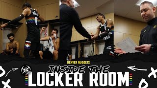 Postgame In The Denver Nuggets Locker Room 🎥 | Win at Memphis