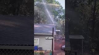 This Roof Sprinkler Fights Wildfire Embers π±