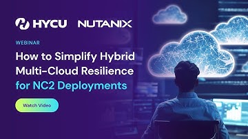 How to Simplify Hybrid Multi-Cloud Resilience for NC2 Deployments