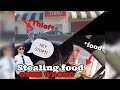 STEALING FOOD FROM DRIVE THRU PRANK(Gone terrible) *we got arrested *😱