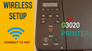 canon Pixma G3020 Wireless Setup, Connect To Router Using Printer Panel.