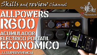 ✅ ALLPOWERS R600 Review | Portable Power Station | Acumulador eléctrico GAMA ECO