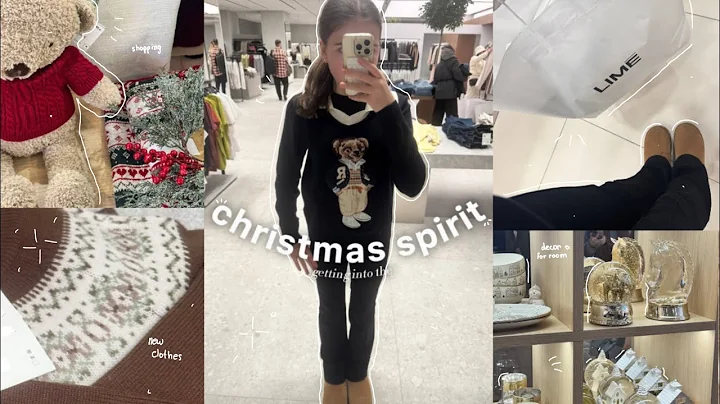 getting into THE CHRISTMAS SPIRIT 🎄| VLOGMAS DAY 1 : christmas shopping, room decor