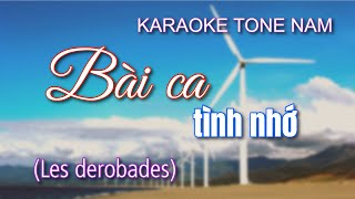 Karaoke | Bài ca tình nhớ  | Tông Nam