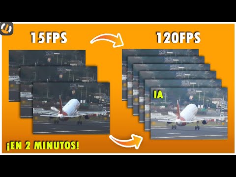 Cómo AUMENTAR los FPS de un VIDEO con IA fácil y sin programas