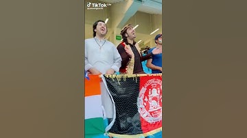 India and Afghanistan friendship Asia cup cricket #t20worldcup #friends #cricket #afghanistan #india