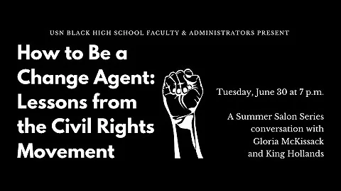 How to Be a Change Agent: Lessons from the Civil Rights Movement