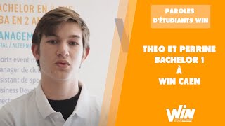 Perrine Théo, Étudiants En 1Ère Année De Bachelor Management Du Sport À Win Caen