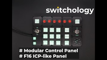 Building a F16 ICP-like Panel for DCS with the Switchology Modular Control Panel