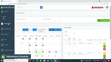 Maintenance Scheduler - KYKLOS4.0