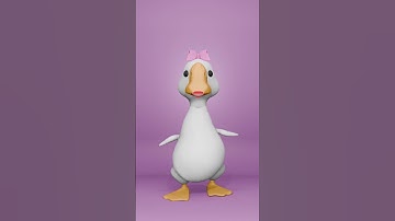Dancing Duck Animation – Funny & Cute 3D Blender Loop #duck #blender #danching