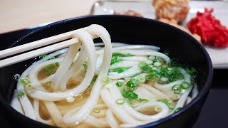 【タイミング逃したら食べられない】最上級のかけうどん!これぞまさしく釜かけうどん