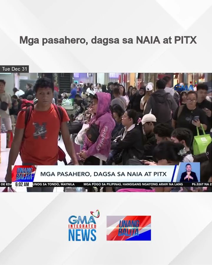 Mga pasahero, dagsa sa NAIA at PITX | Unang Balita