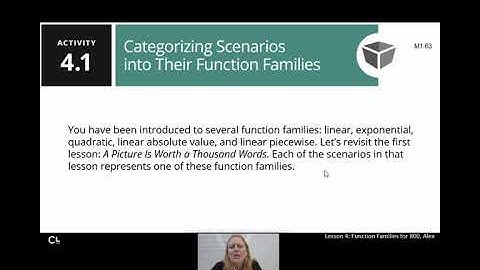 Integrated Math 1: 1.1.4 Recognizing Functions by Characteristics