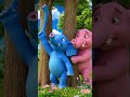 🐘🎵 1 Mota Hathi Jhoomne Chala | Cute Elephant Poem for Kids 🌈✨#shorts