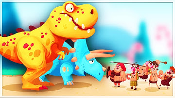 I EVOLVED The CRAZIEST BABY T-REX That This Happened | Dino Bash