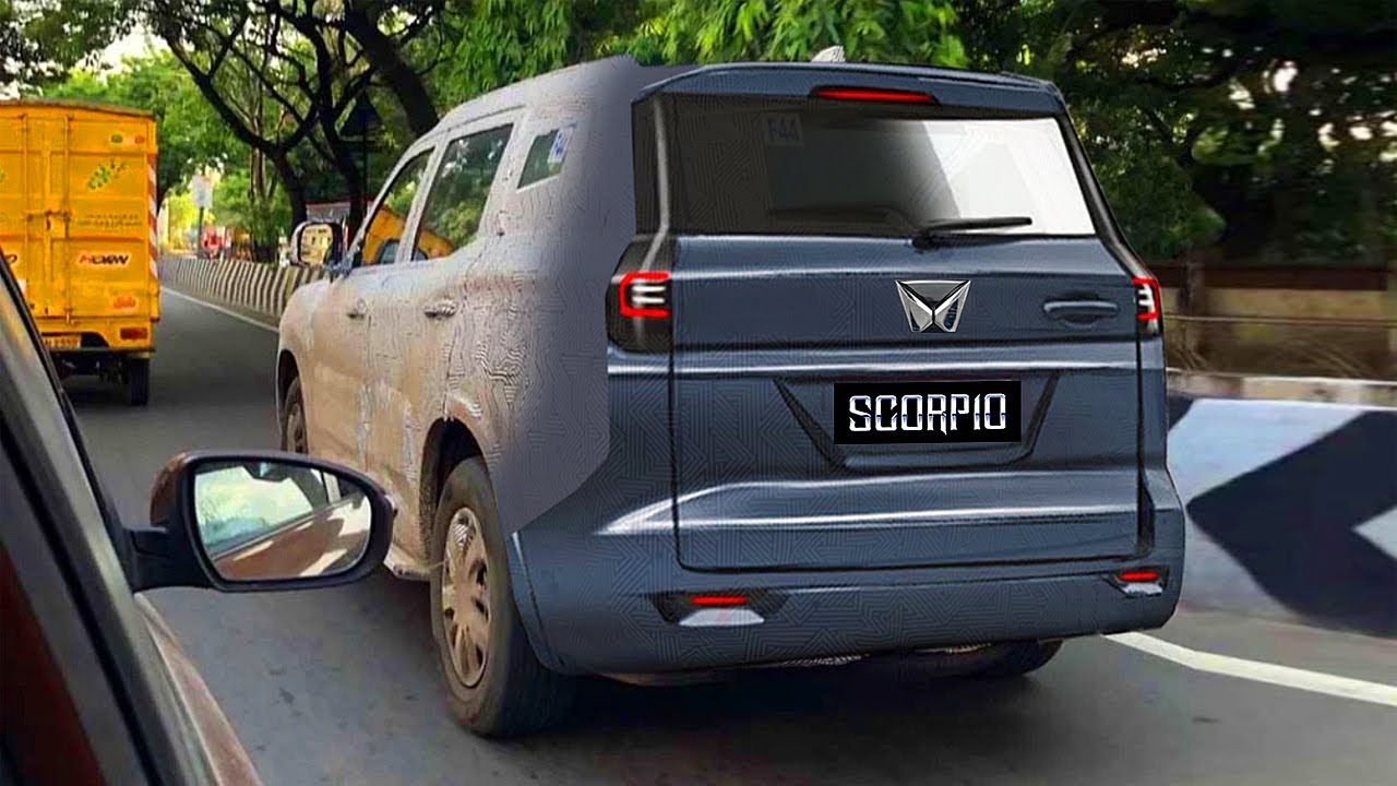 All New 2022 Mahindra Scorpio Launch In india Next-Gen Scorpio Rendered Based On Latest Spy Shots