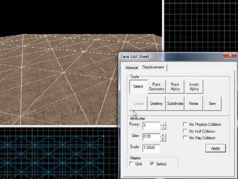 How to make ground higher or lower source sdk