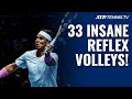 33 Insane Tennis Reflex Volleys ⚡️