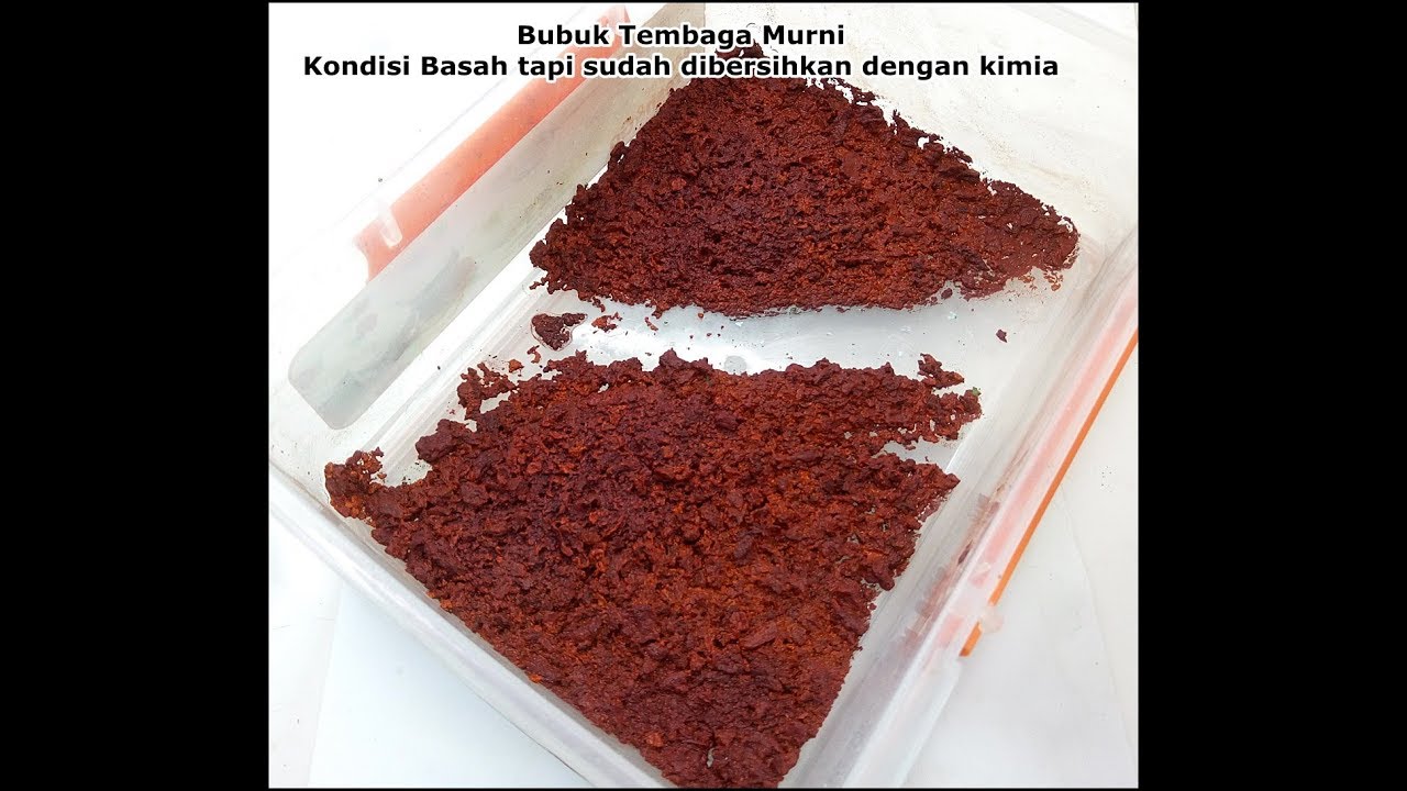 Tembaga Powder Bubuk Serbuk Tembaga Murni Copper Powder - Basah - YouTube