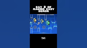 day 2 easy demon Geometry dadg #geometrydash #shorts