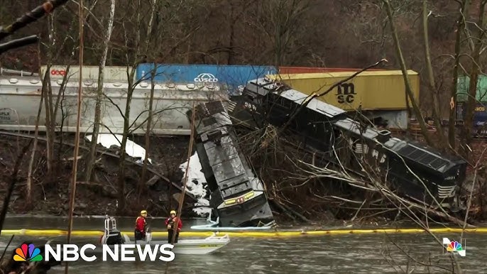 3 Norfolk Southern Trains Involved In Collision And Derailment In Pennsylvania