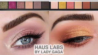 new haus labs eyeshadow palettes swatches eye shadow tutorial