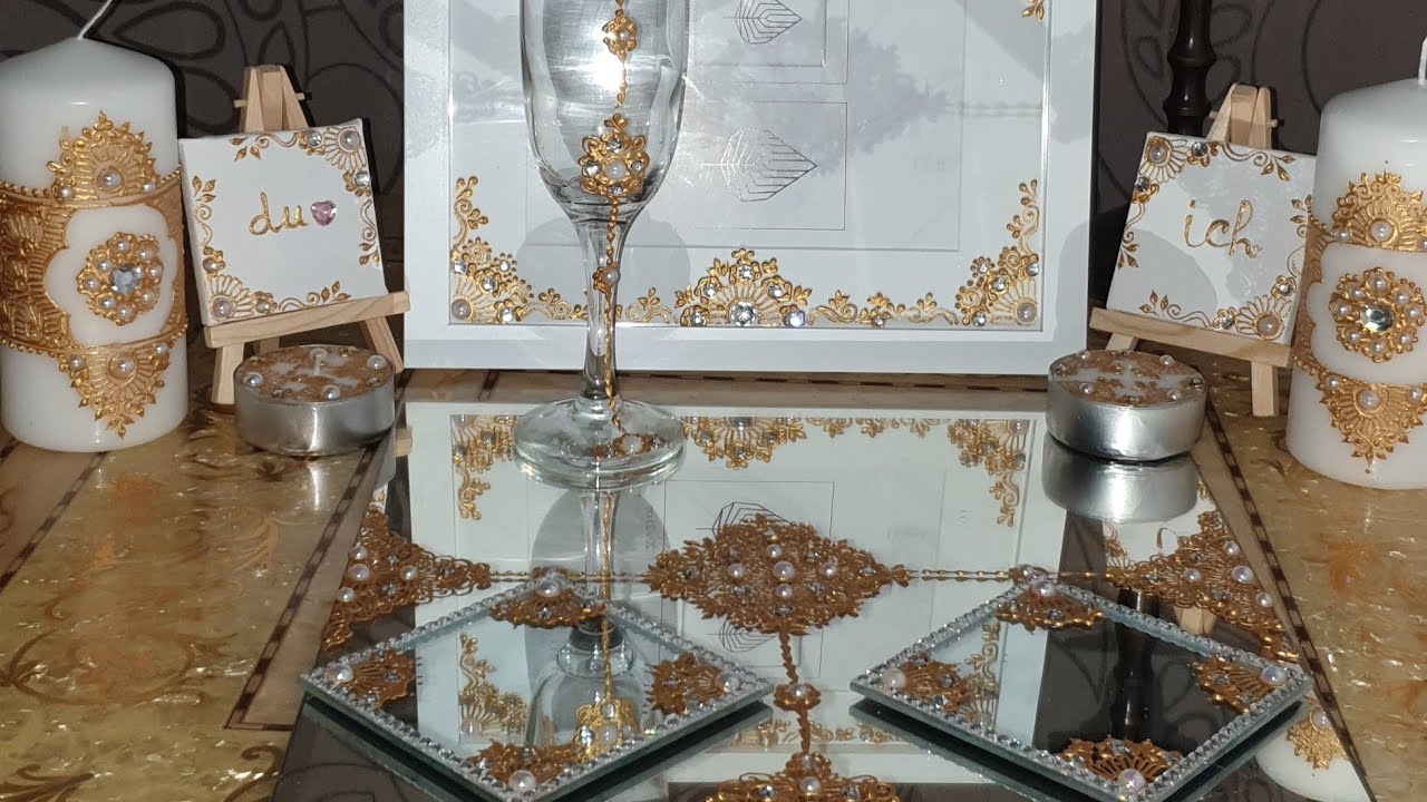 تتمة درس صينية الخطوبه،سيحتار الكل كيف زينتها بنفسك