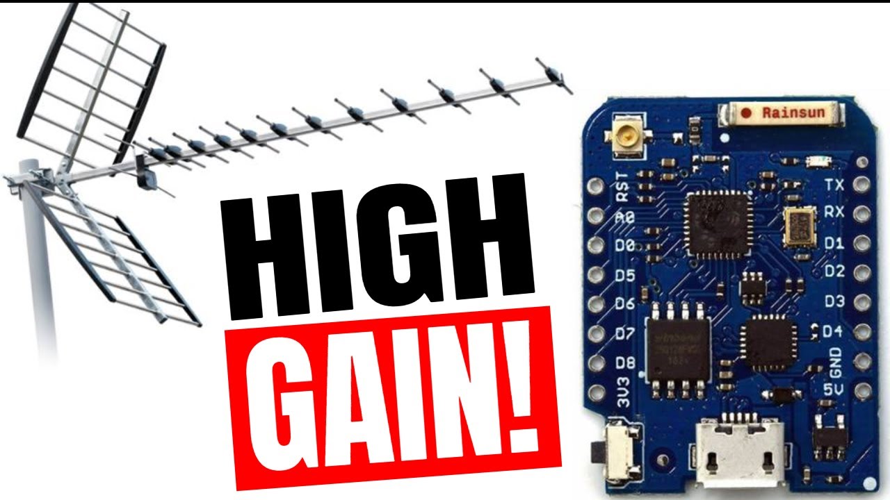 Modifying the Wemos D1 Mini-PRO for an EXTERNAL ANTENNA 📡 