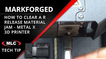 Clearing a Release Nozzle Jam - Markforged Metal X 3D Printer