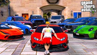 РЕАЛЬНАЯ ЖИЗНЬ В GTA 5 - ОБЗОР МОЕГО ДОРОГУЩЕГО АВТОПАРКА! СКОЛЬКО СТОИТ МОЙ АВТОПАРК!? 🌊ВОТЕР