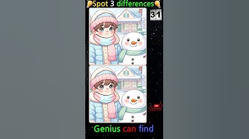 Only Brain can find 3 differences ! Brain/IQ Test [S29]