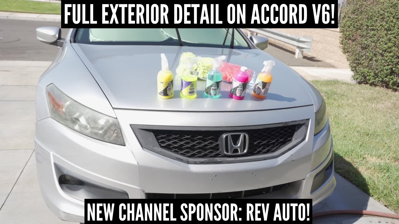 FULL EXTERIOR DETAIL ON 2008 HONDA ACCORD V6 COUPE | New Channel