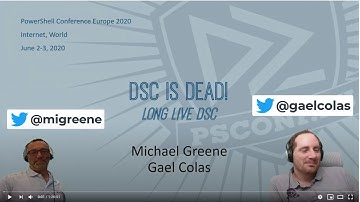 Is DSC Dead? - Gael Colas and Michael Greene - PSCOFNEU 2020