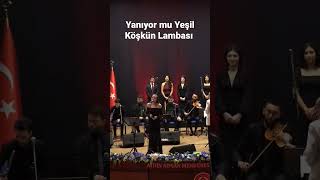 yanıyor mu yeşil köşkün lambası Resimi