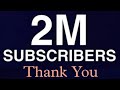 2 million subscribers   thank you everyone  desi unplugged