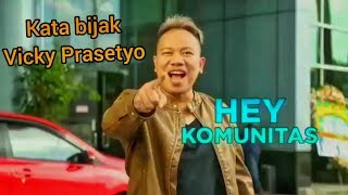 Virall vidio kata kata bijak vicky prasetyo