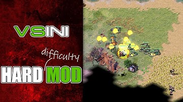 Red Alert 2 - Constant soviet attacks in vs INI Ai  - Extra Hard Mod
