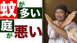 【蚊】発生しやすいお庭の環境【出にくくする方法を解説】