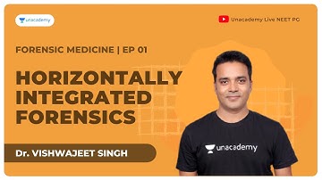 E1 | Horizontally Integrated Forensics | Dr. Vishwajeet SIngh