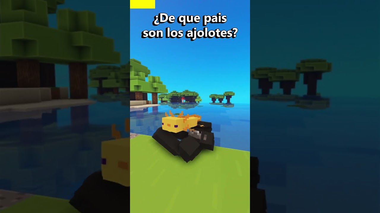 De Dónde SON los AJOLOTES? #minecraft #gelo