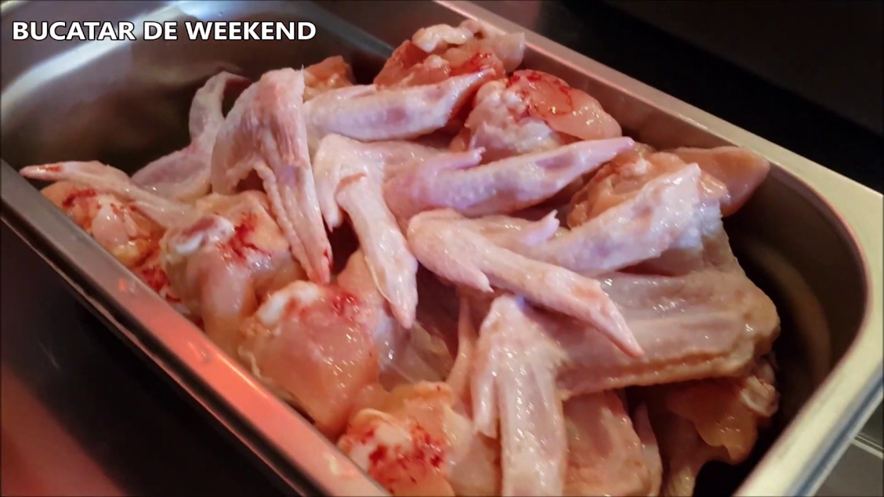 ARIPIOARE DE PUI, PICANTE LA GRATAR / BUCATAR DE WEEKEND M.T.